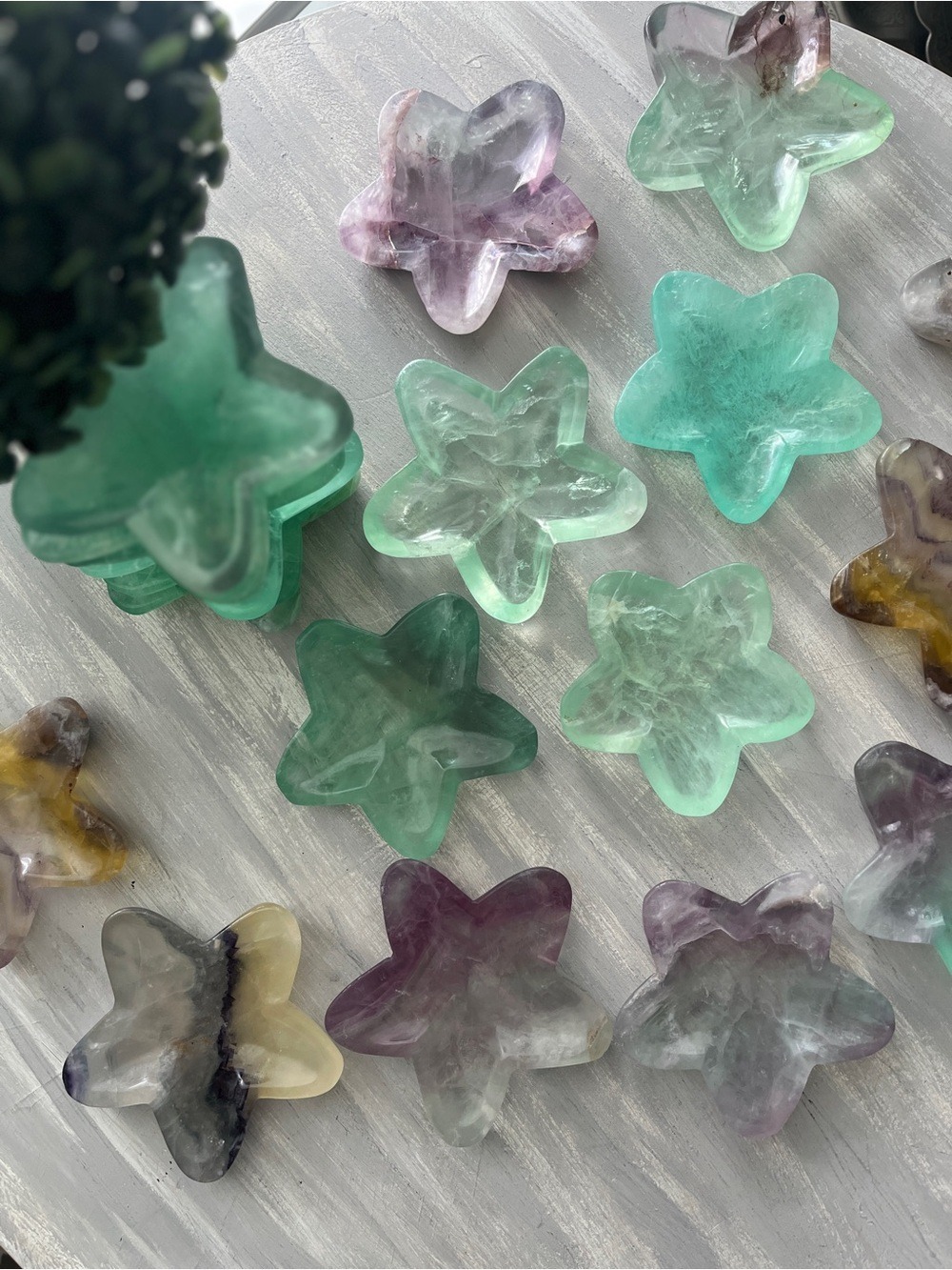 Fluorite star dish - Picture 6 of 6